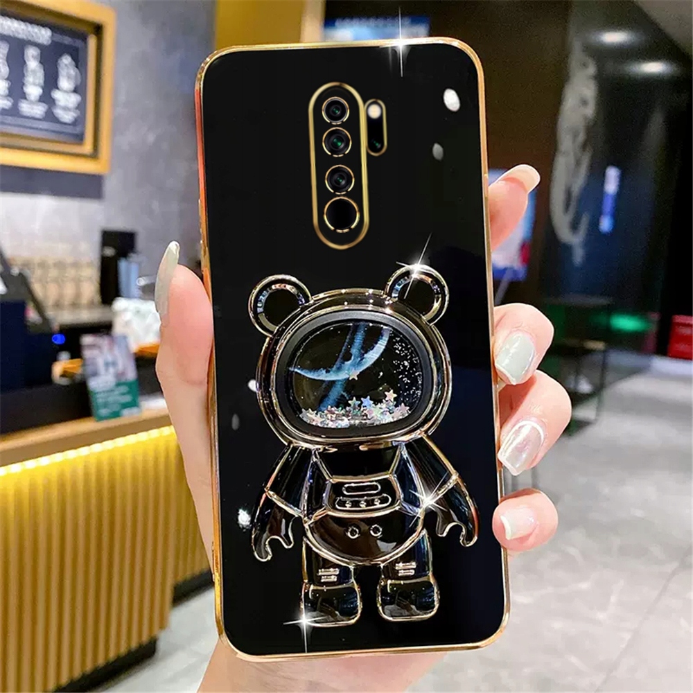 ETUI ASTRONAUT DO XIAOMI REDMI 9 SILIKON + SZKŁO Materiał inny