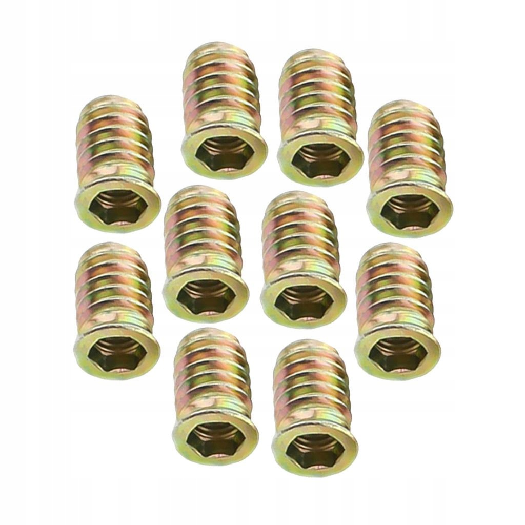 10 x śruby interfejsu wkładki do drewna Model inna