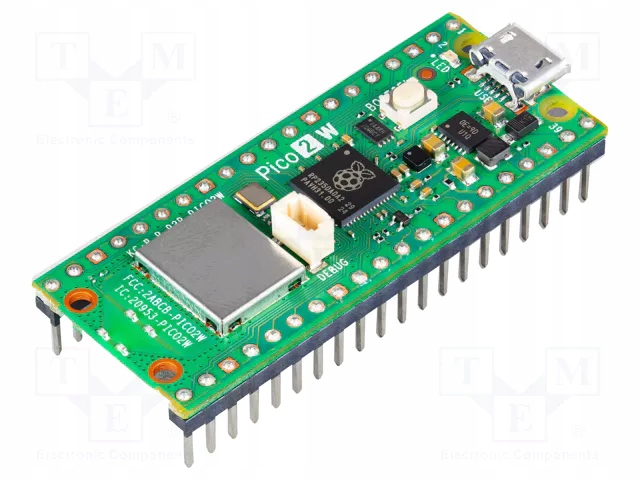 Raspberry Pi Pico 2 WH - ze złączami, RP2350, WiFi, Bluetooth