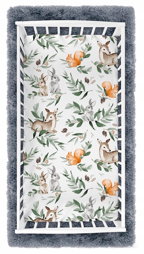 PRZEŚCIERADŁO DO ŁÓŻECZKA 160x80 Z GUMKĄ BAWEŁNA 100% BABYMAM Kod producenta 5903672165129