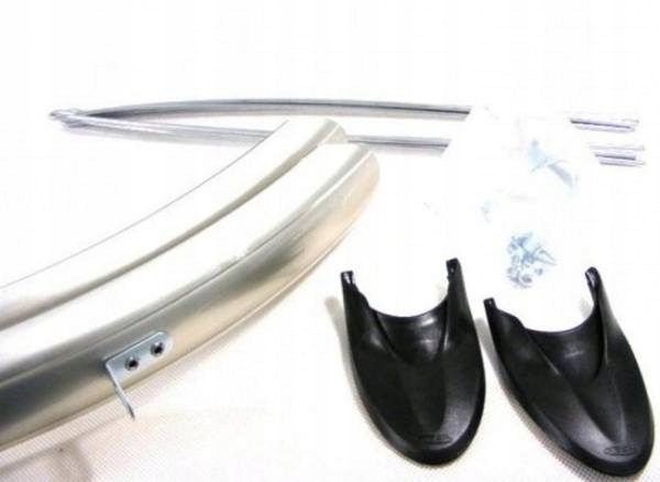 Błotniki ORION 28 cali / 48 mm WINYLOWE Silver Rozmiar koła 28