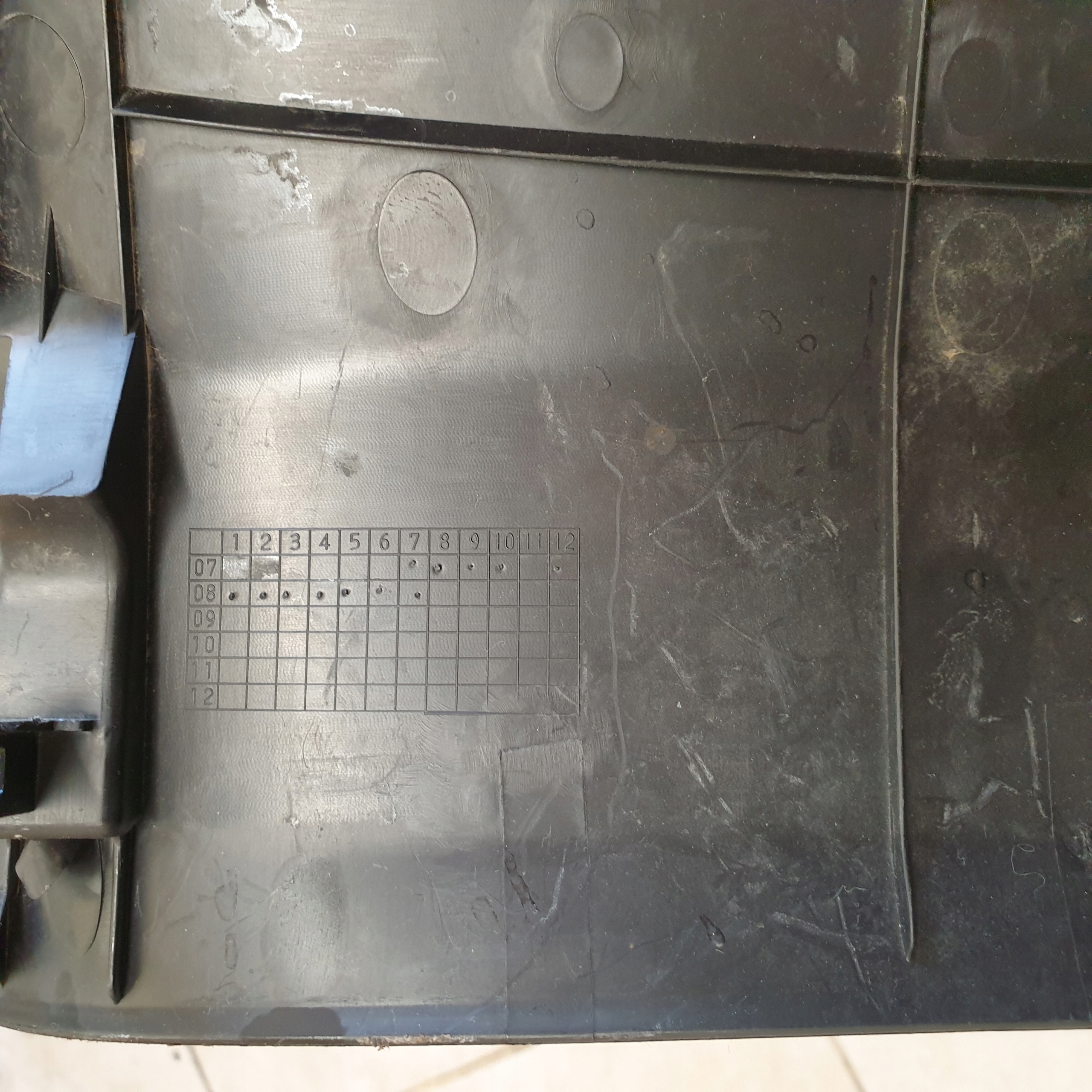 passenger compartment below steering wheel, HONDA ACCORD VIII 8 OE EU
