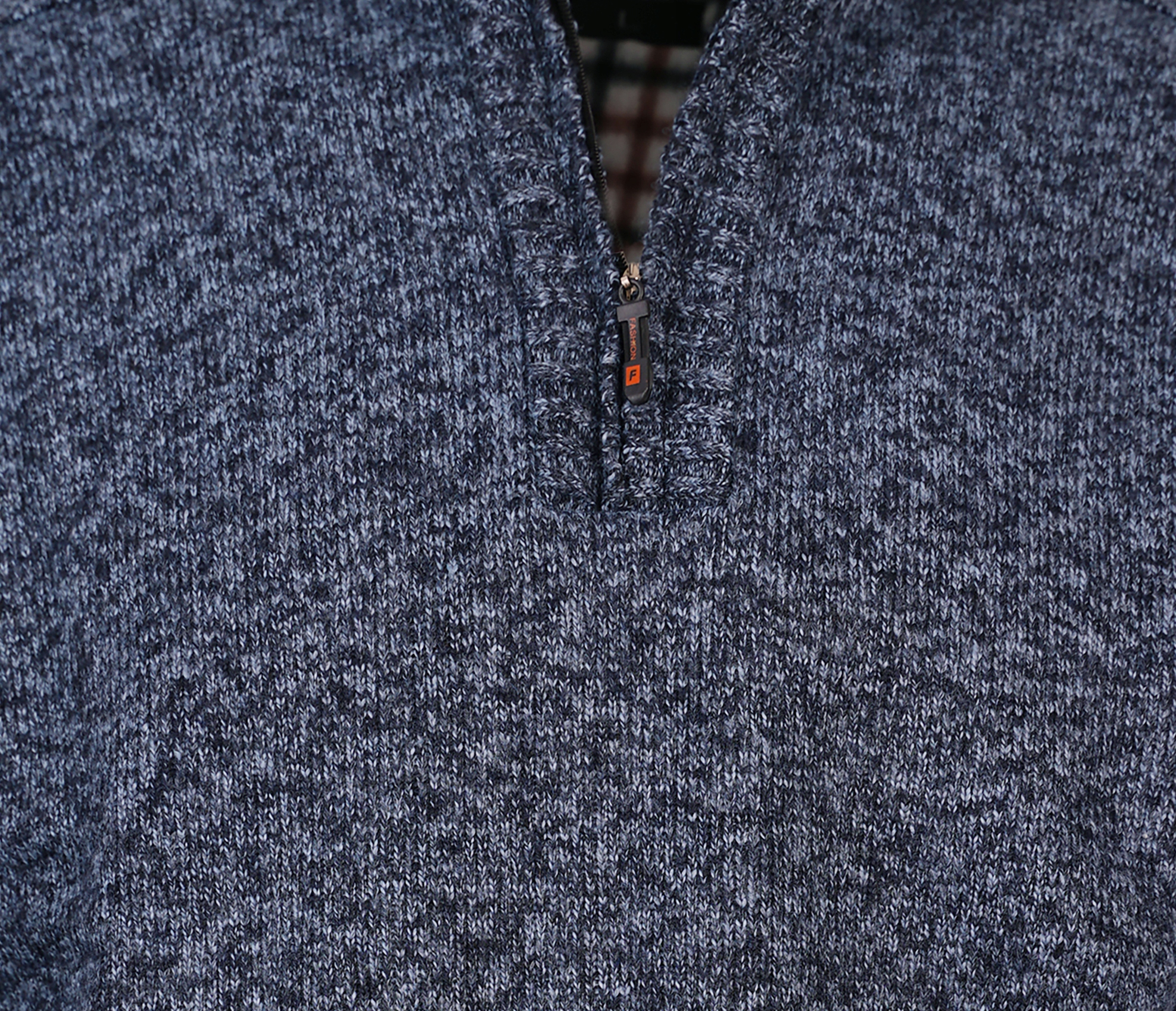 SWETER MĘSKI PÓŁGOLF NA POLARZE ZE STÓJKĄ NA ZAMEK OCIEPLANY POLAREM 3XL Rozmiar 3XL