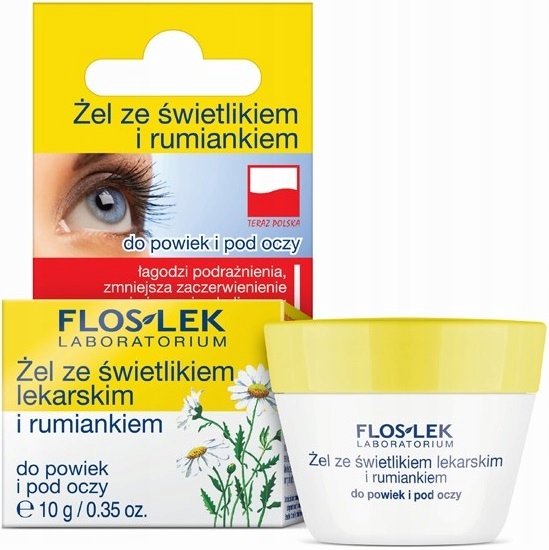 

Flos-lek, żel ze świetlikiem i rumiankiem do powie