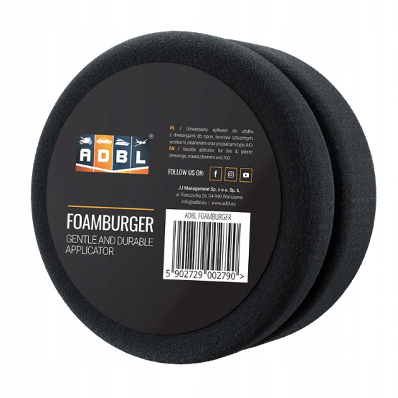 

Adbl Foamburger uniwersalny aplikator gąbkowy