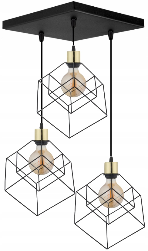 

Nowoczesna Lampa Wisząca Sufitowa Loft Kostka