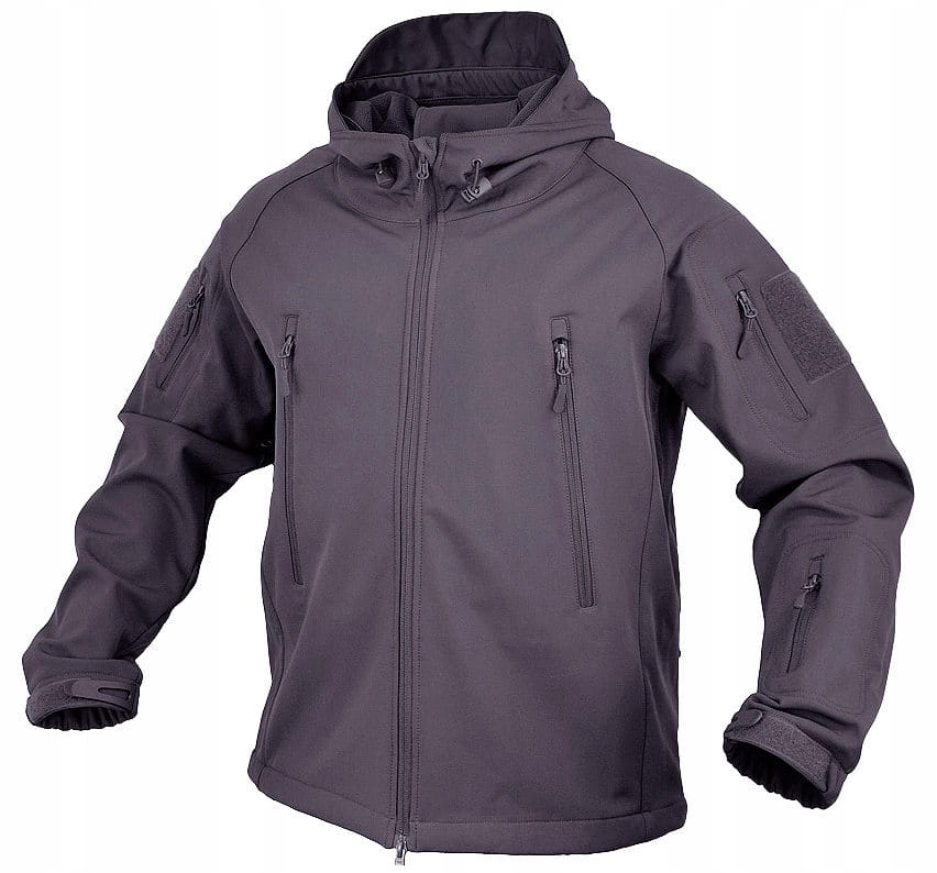 Kurtka z kapturem Softshell Falcon Texar Szara 3XL