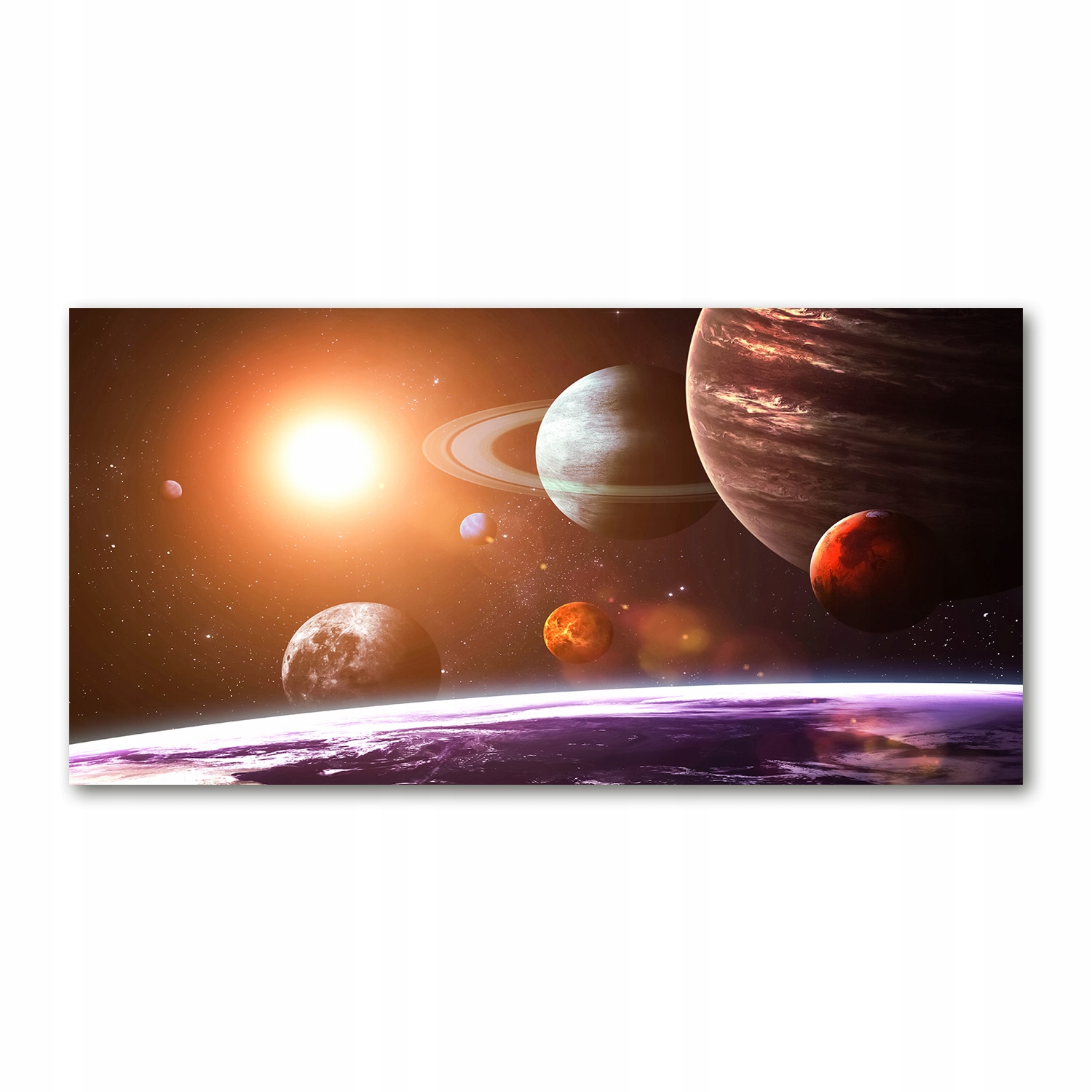 

Foto obraz akryl zdjęcie Układ słoneczny 120X60 cm