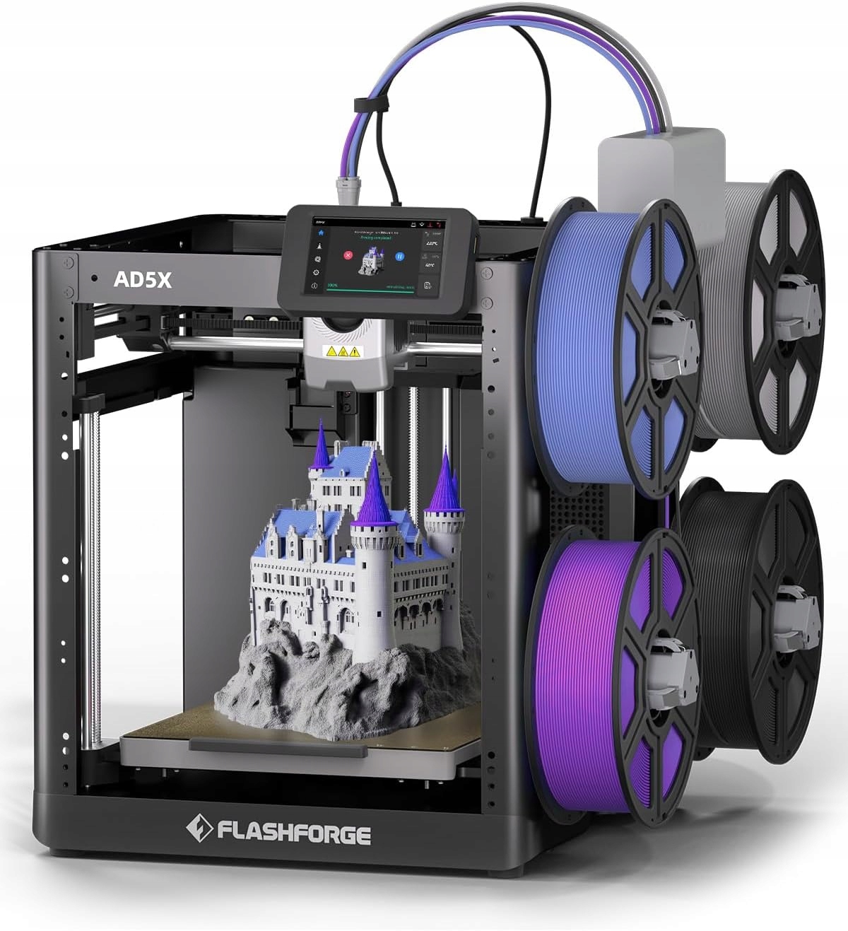 3D tlačiareň Flashforge AD5X Viacfarebná Ifs 600 mm/s CoreXY