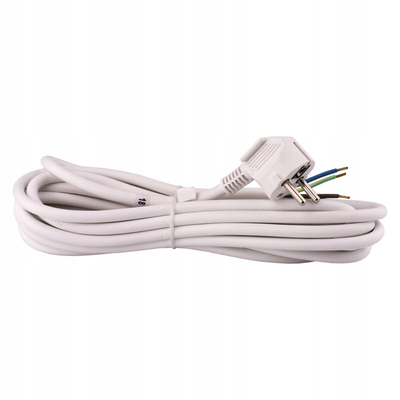 

Przewód przyłączeniowy Pvc 3x1,5mm 5m biały S14325