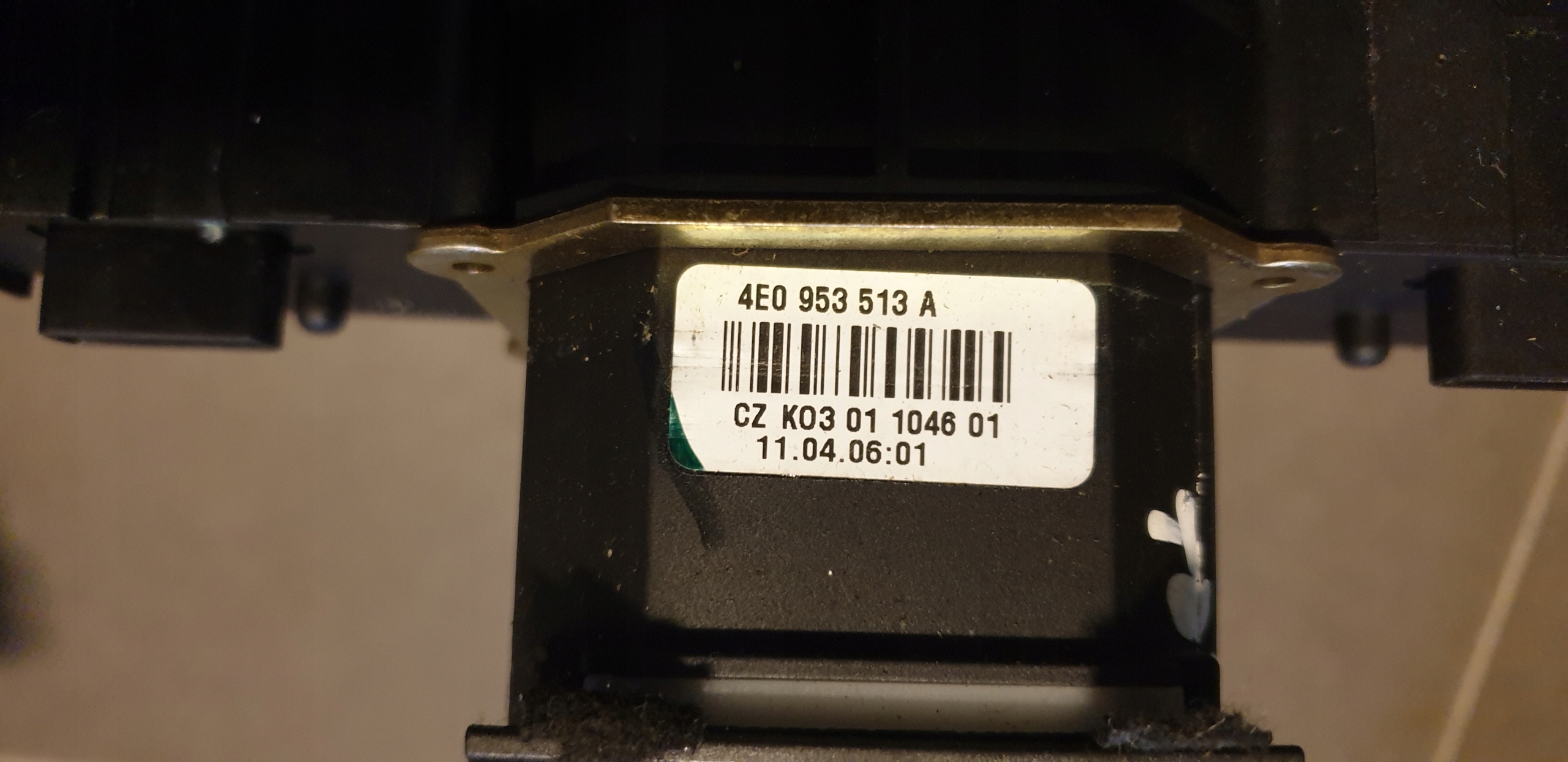 control AUDI A6 C6 A4 04-08 4F0953513A