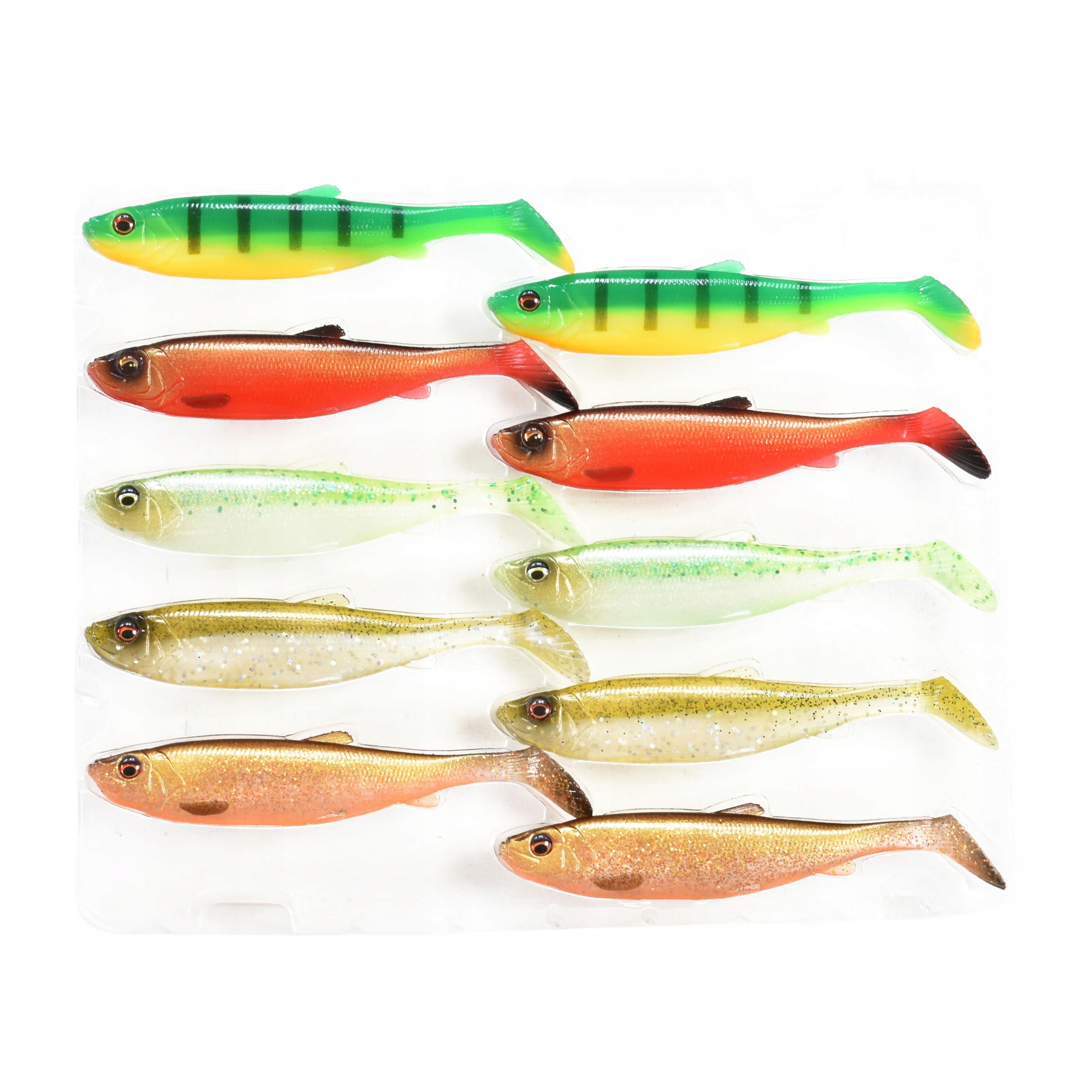 Zestaw przynęt miękkich Savage Gear 3D Herring Shad kolor mix 13cm 10szt.