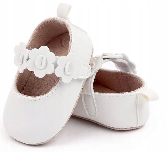 Buciki niemowlęce niechodki 0-6 mscy baletki NA CHRZEST Bohater brak