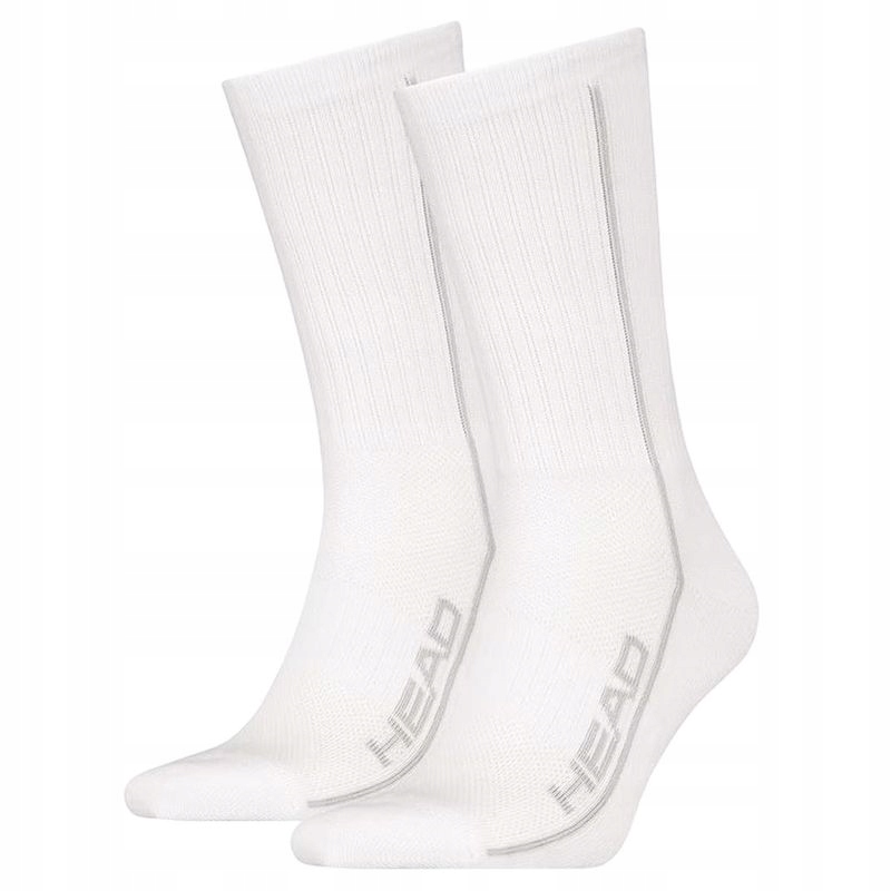 Skarpety Head All Sports Performance Crew Socks 2 Pack White 35-38