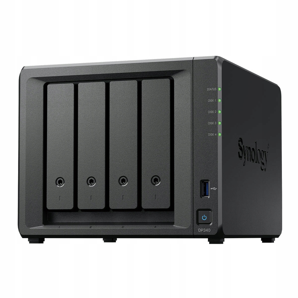 Synology DP340 4-polohový server ActiveProtect, Amd Ryzen, 16GB Ram, 1x 1