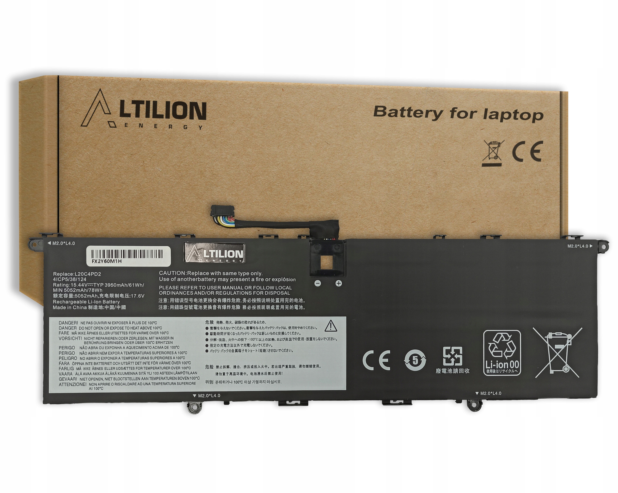 Batéria Altilion Energy L20C4PD2 kompatibilná s Lenovo