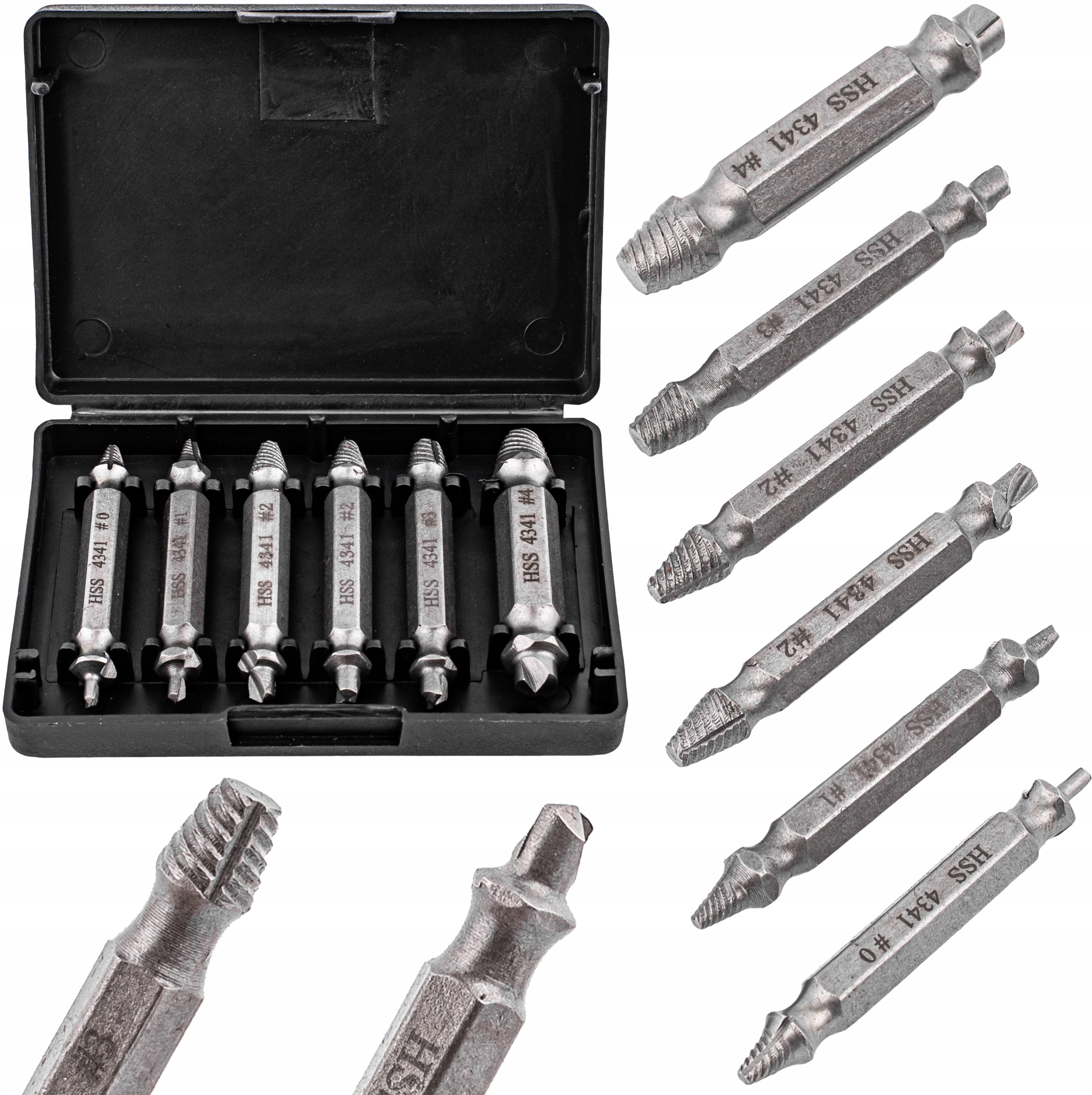 

Wykrętaki Do Urwanych Zerwanych Śrub Wkrętów Hss 6