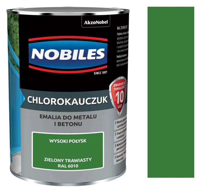 

Nobiles Chlorokauczuk 0,9L Zielony Trawiasty