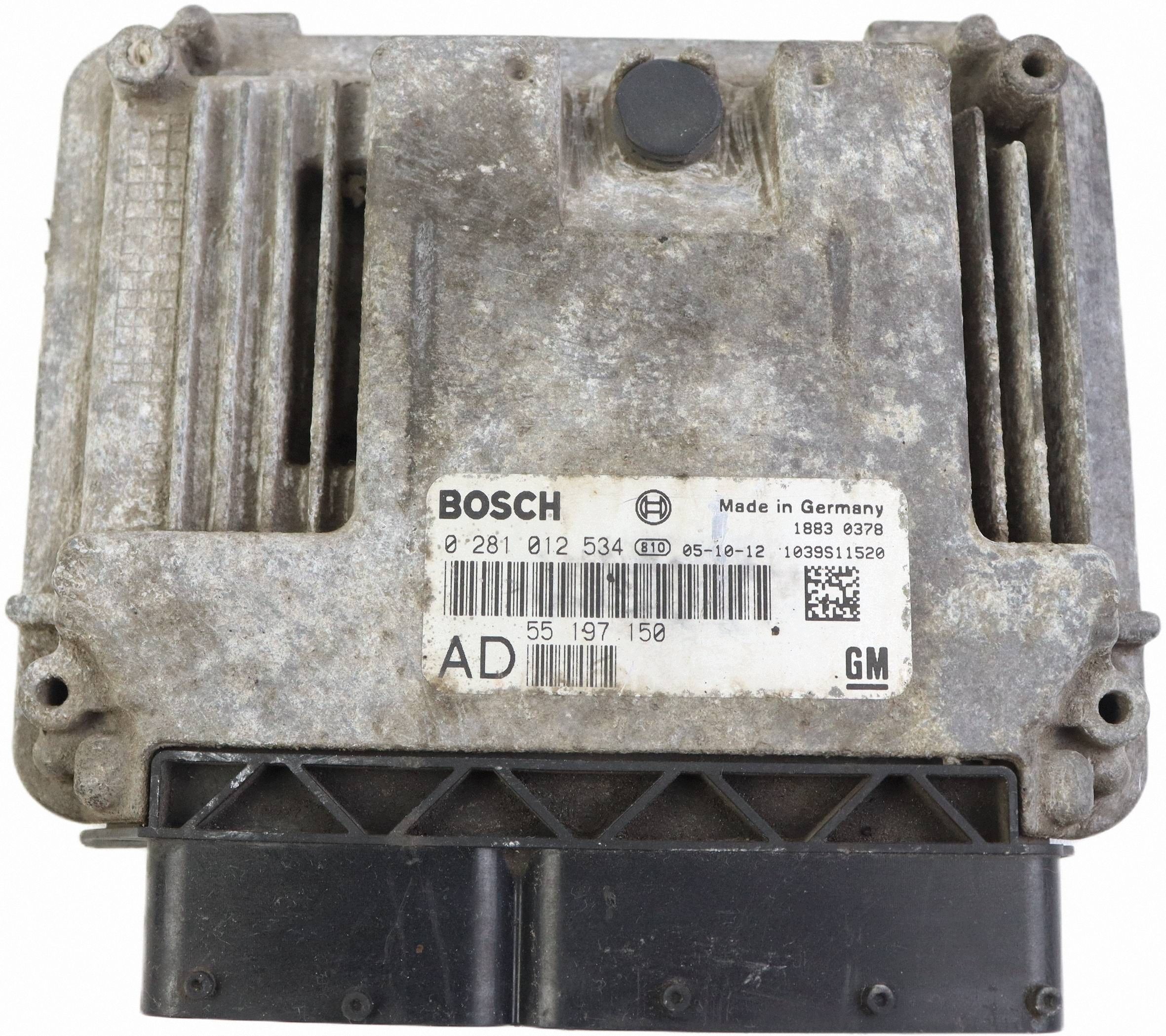 OPEL VECTRA C modulo centralina motore 1.9 CDTI 55197150 0281012534