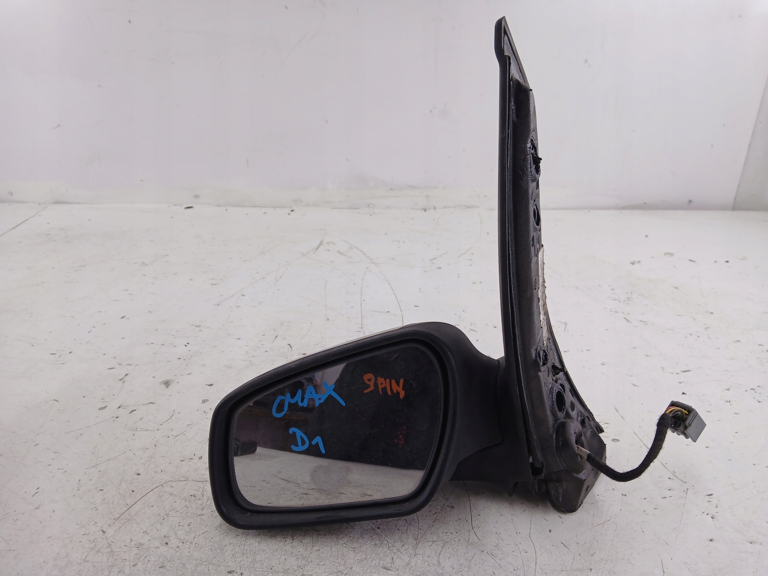FORD C MAX and LIFT mirror left 9 PIN D1 SREBRNY