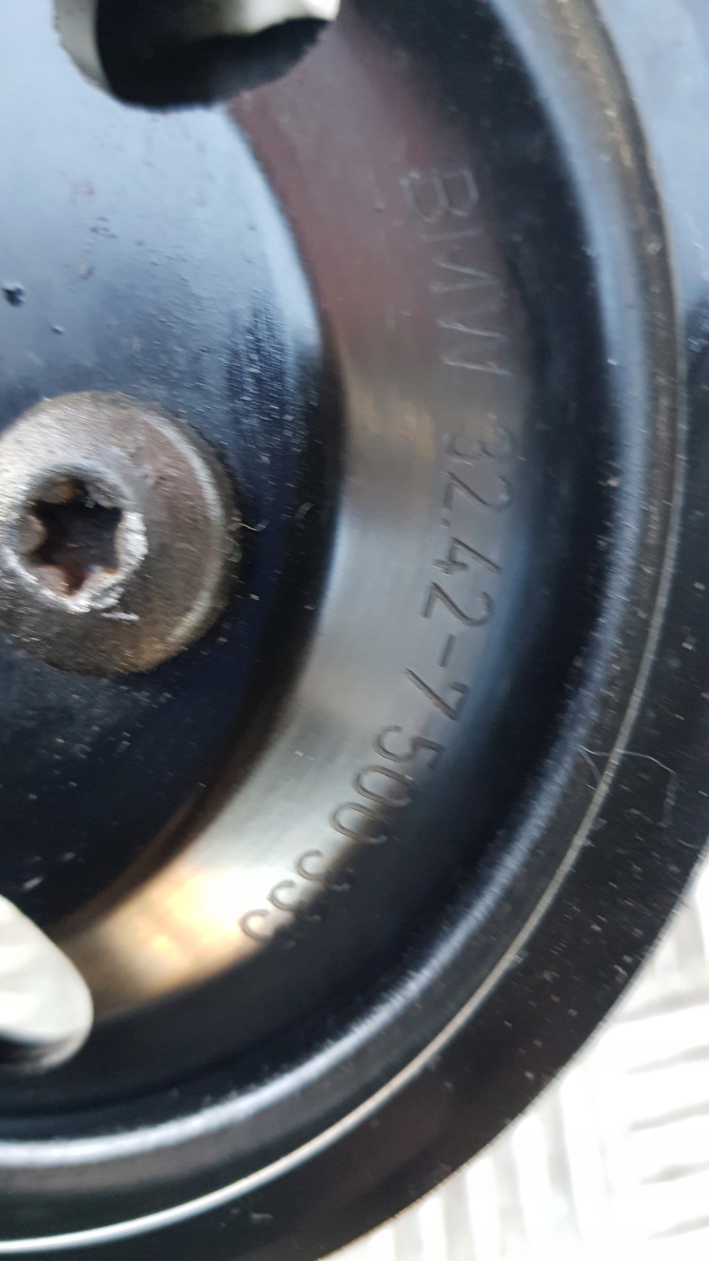 BMW E46 316i kotač POASOWE POMPY vode 7500335