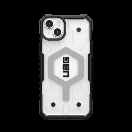 Pouzdro Uag Pathfinder MagSafe pro iPhone 15 Plus průhledné