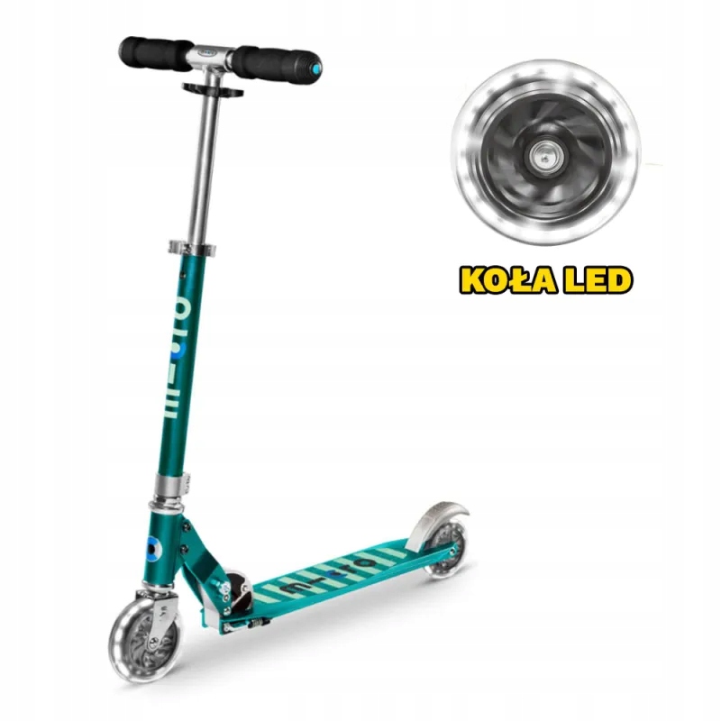 Hulajnoga Micro Sprite Led Petrol Stripe SA0218