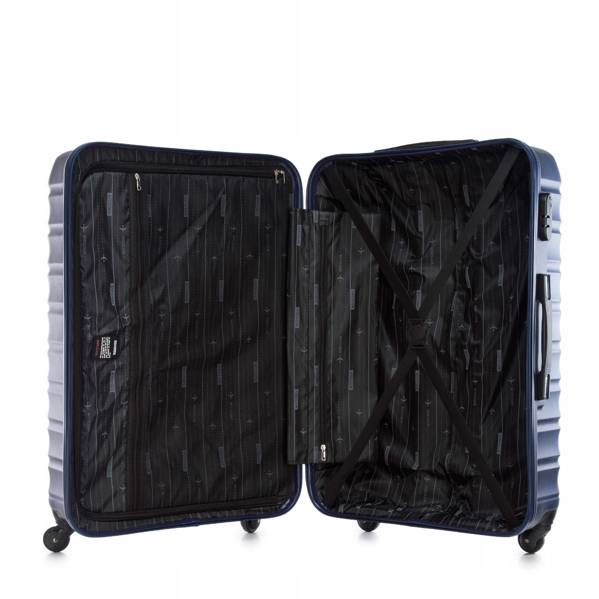 WITTCHEN Duża walizka z ABS-u z żebrowaniem Płeć kobieta