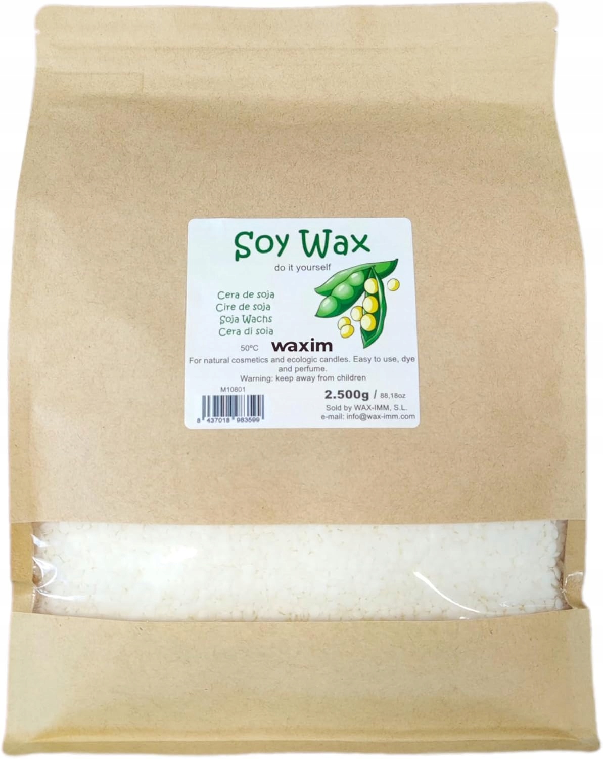 Vosk Vosk 2,5 Kg V Perlách – Přírodní Pro Svíčky A Kosmetiku