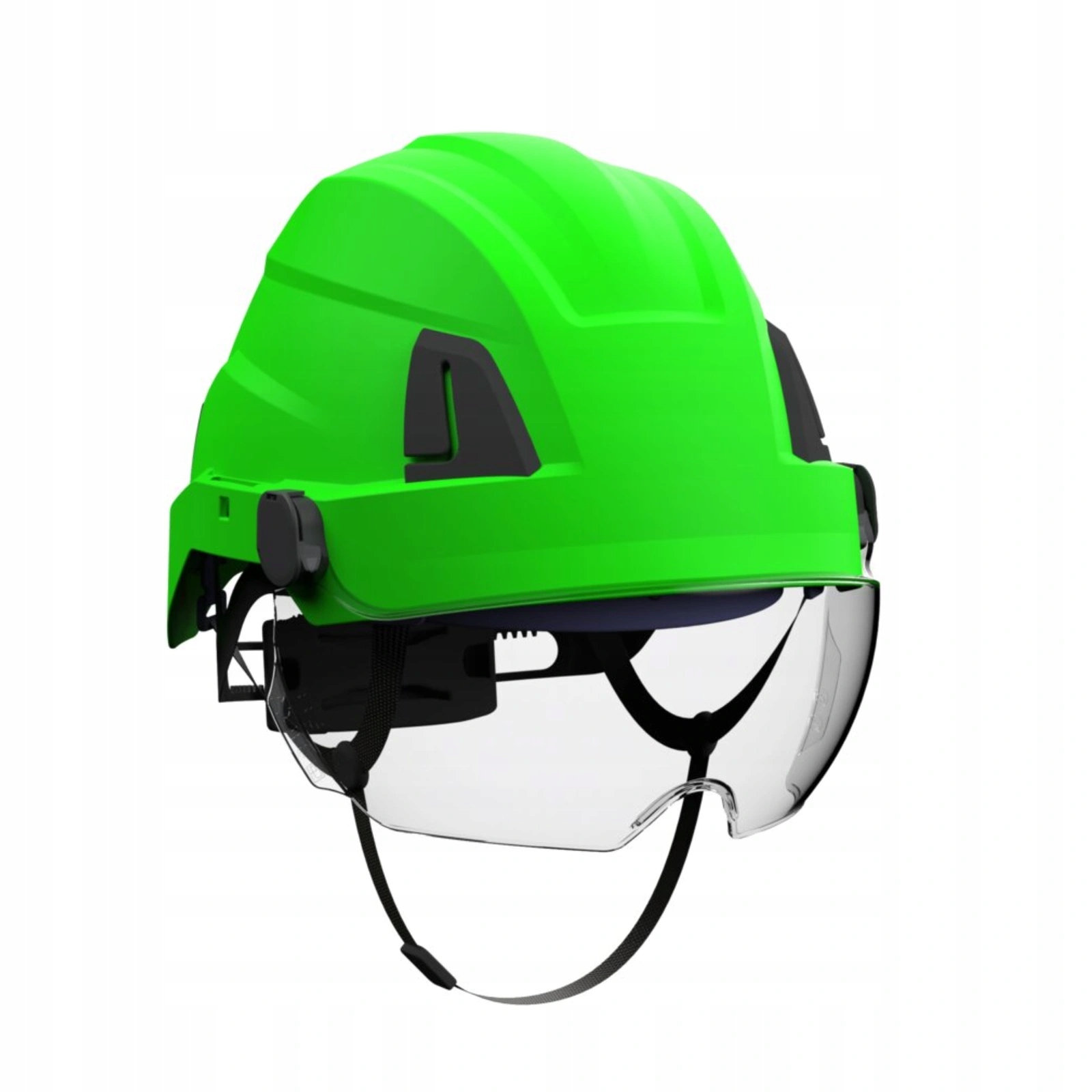 Kask hełm ochronny elektroizolacyjny ATRA40 S41 Zielony Z Okularami