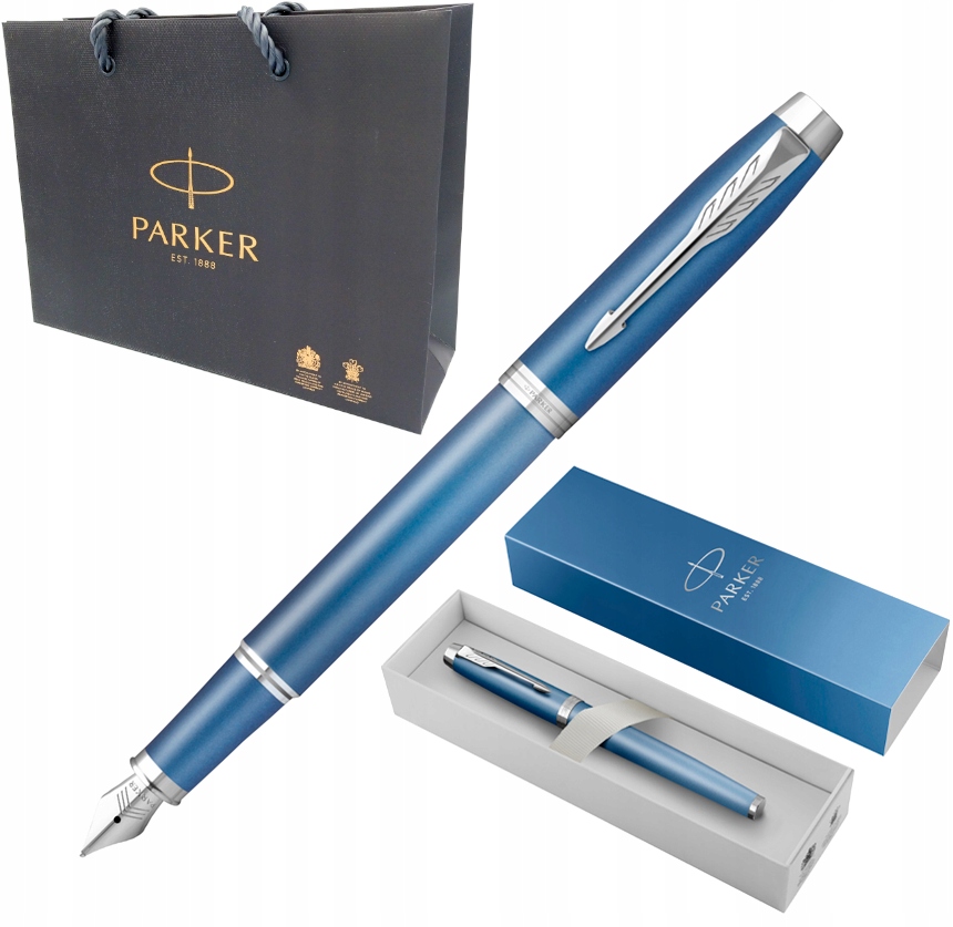 Pióro Wieczne Parker IM Rituals Blue Z Końcówką F Etui Torebka