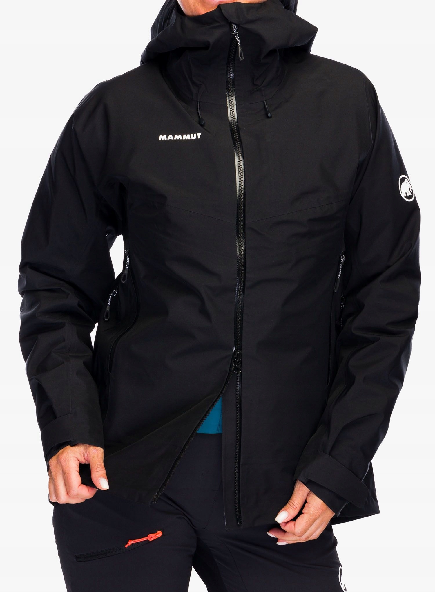 Dámská bunda do hor Mammut Crater IV Hs Hooded Jacket černá Xs