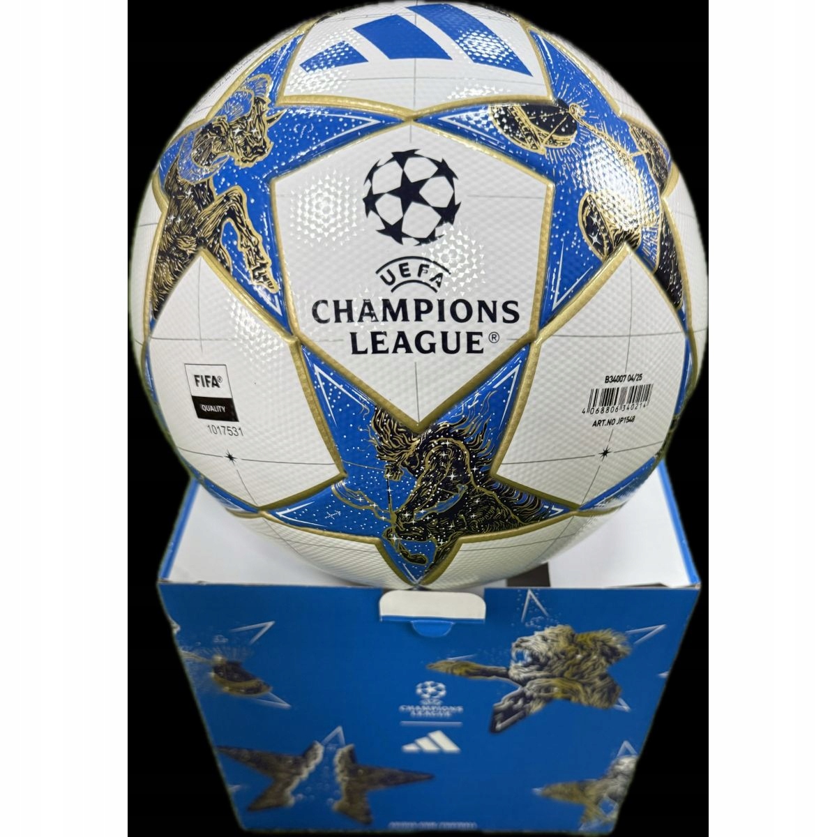 Adidas fotbalový míč Ucl League Liga Mistrov 2025/26 vel. S pódia 4 Box