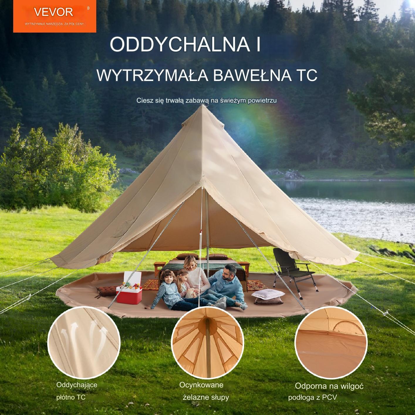 Namiot jutra mongolska namiot kempingowy pawilon 3 m Długość 3 m