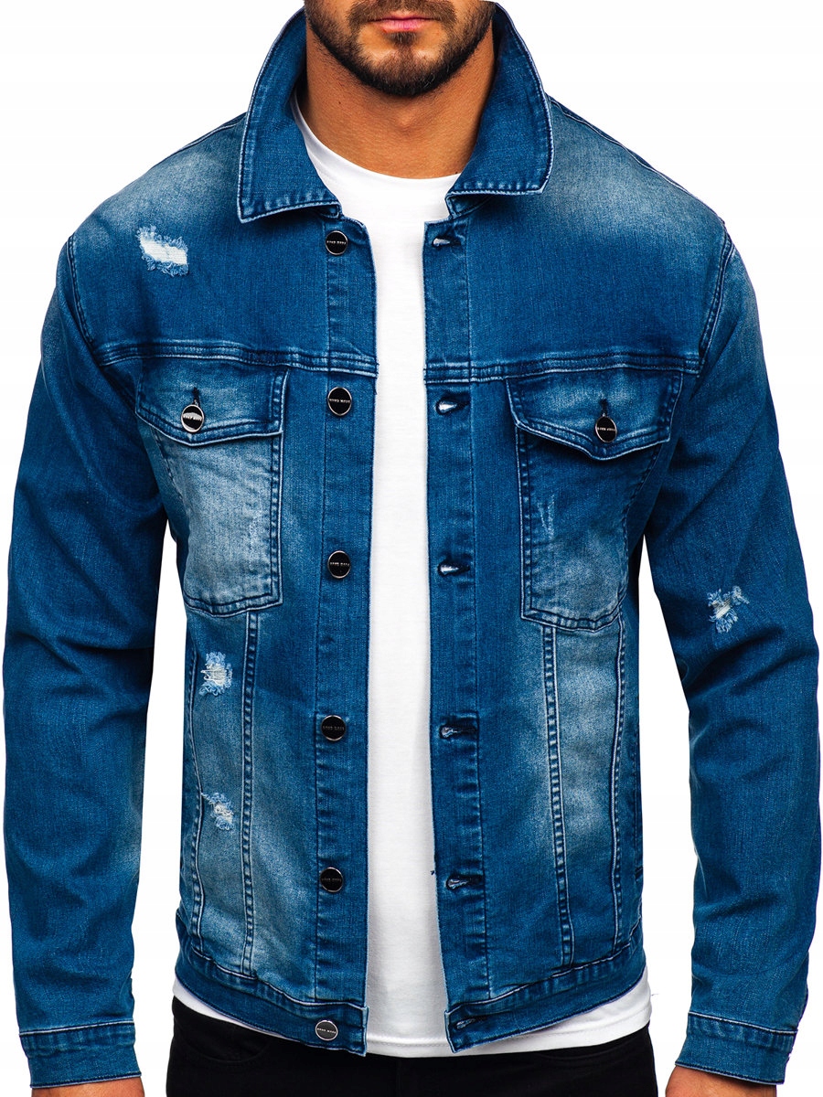

Kurtka Jeansowa Jasnoniebieska MJ506B Denley_xl