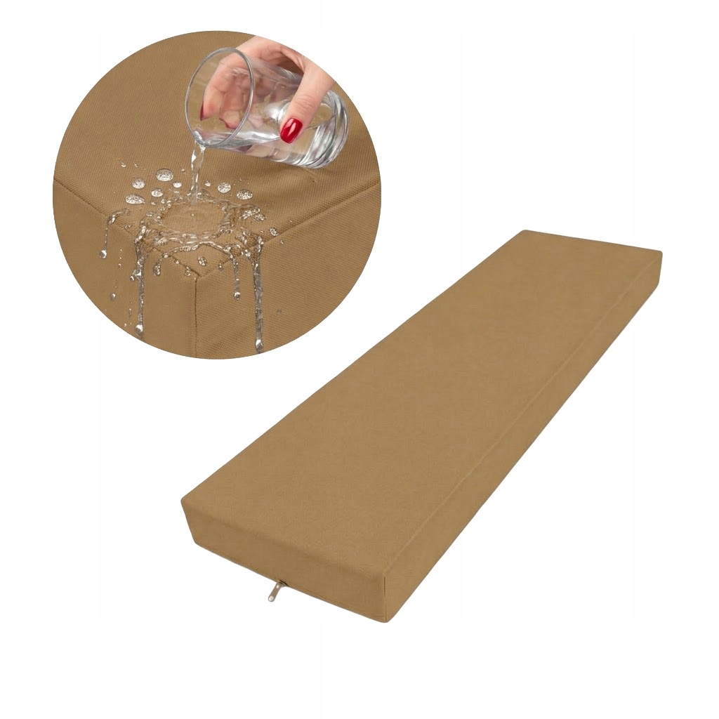 Polštář na zahradní nábytek z palet Voděodolný Matrace 120x40x8 Béžový