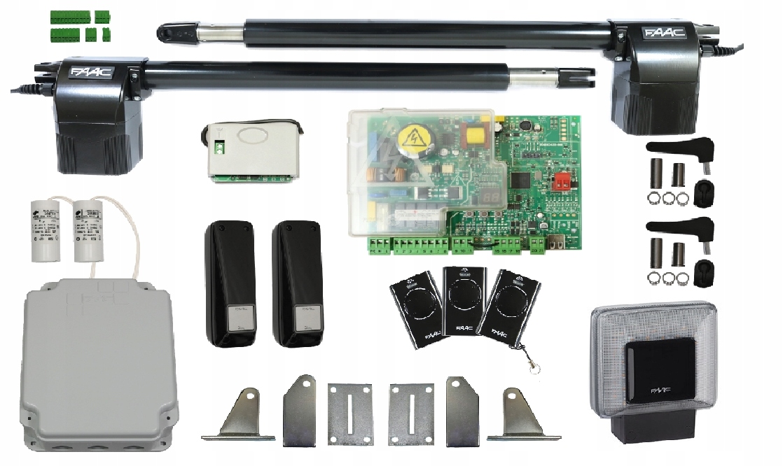 ZESTAW FAAC 414 Z LAMPĄ X LED