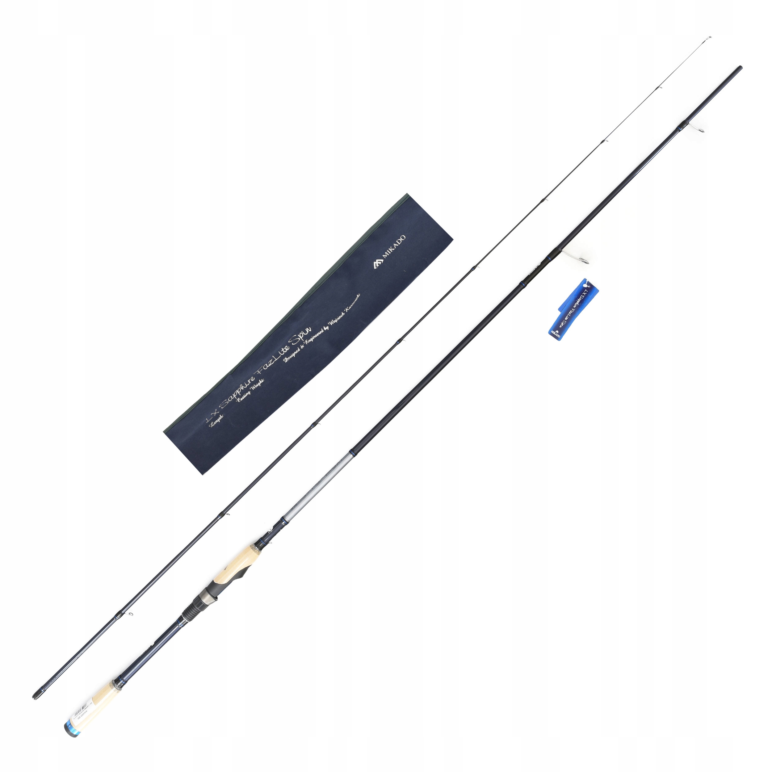 Wędka spinningowa okoniówka Mikado LX Sapphire Fazlite 2.60m -13g na okonie