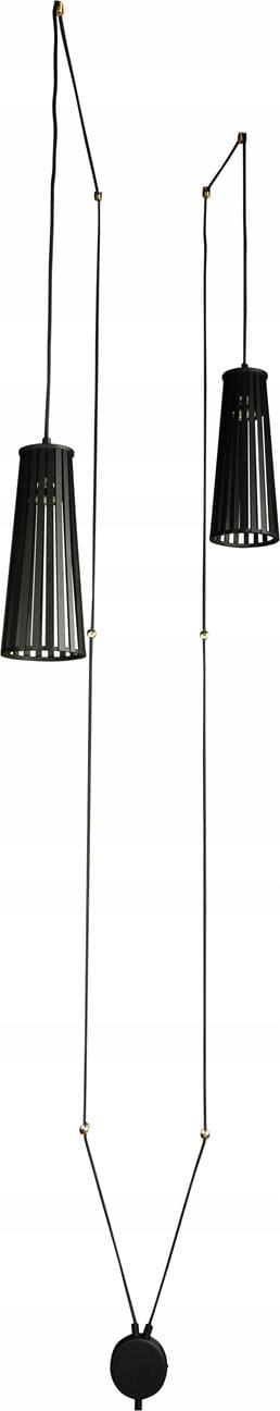 Závesná lampa Nowodvorski Dover Black Kabel 9263