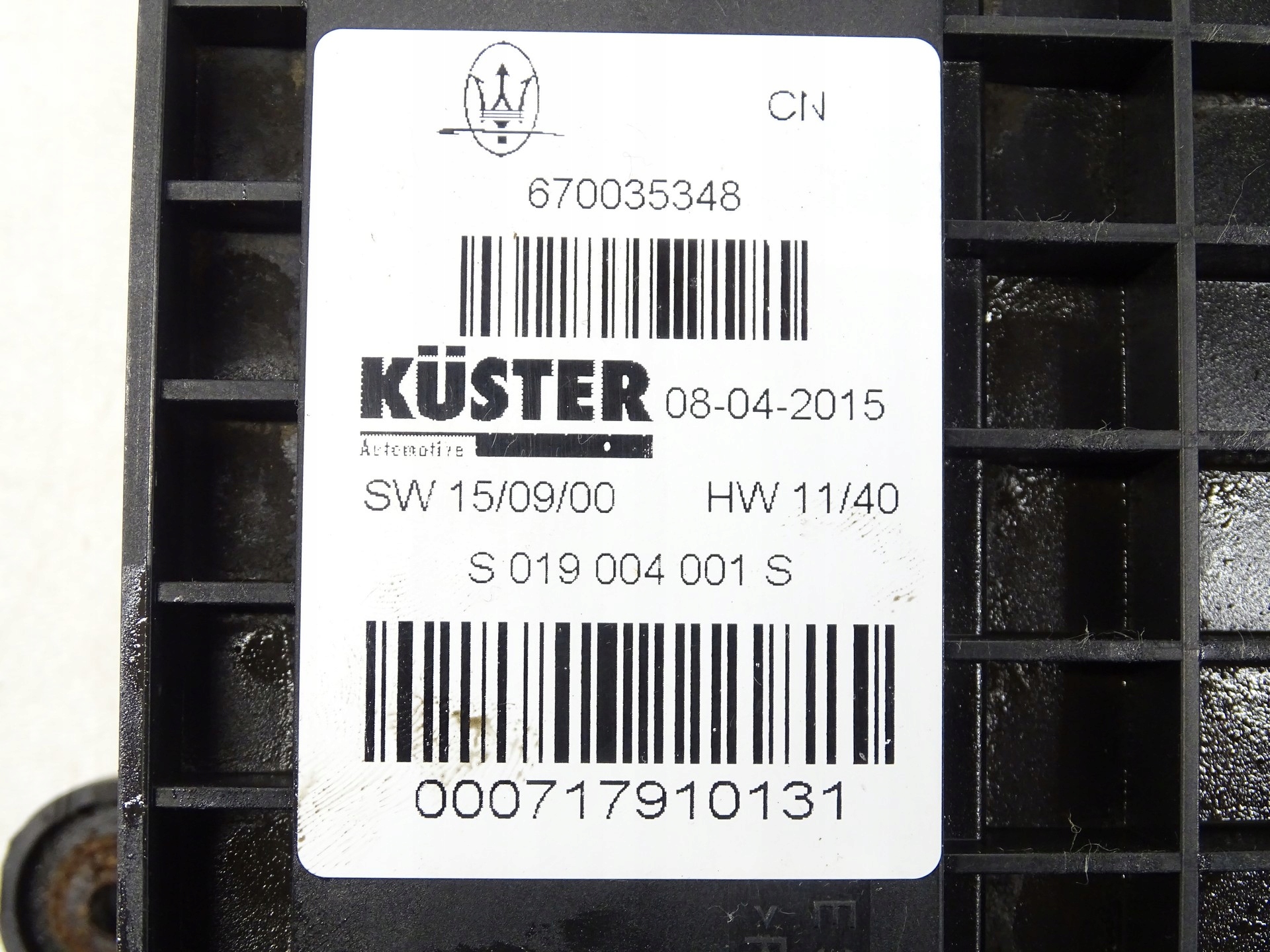 páčka elektrická brzda MASERATI GHIBLI III 670035348