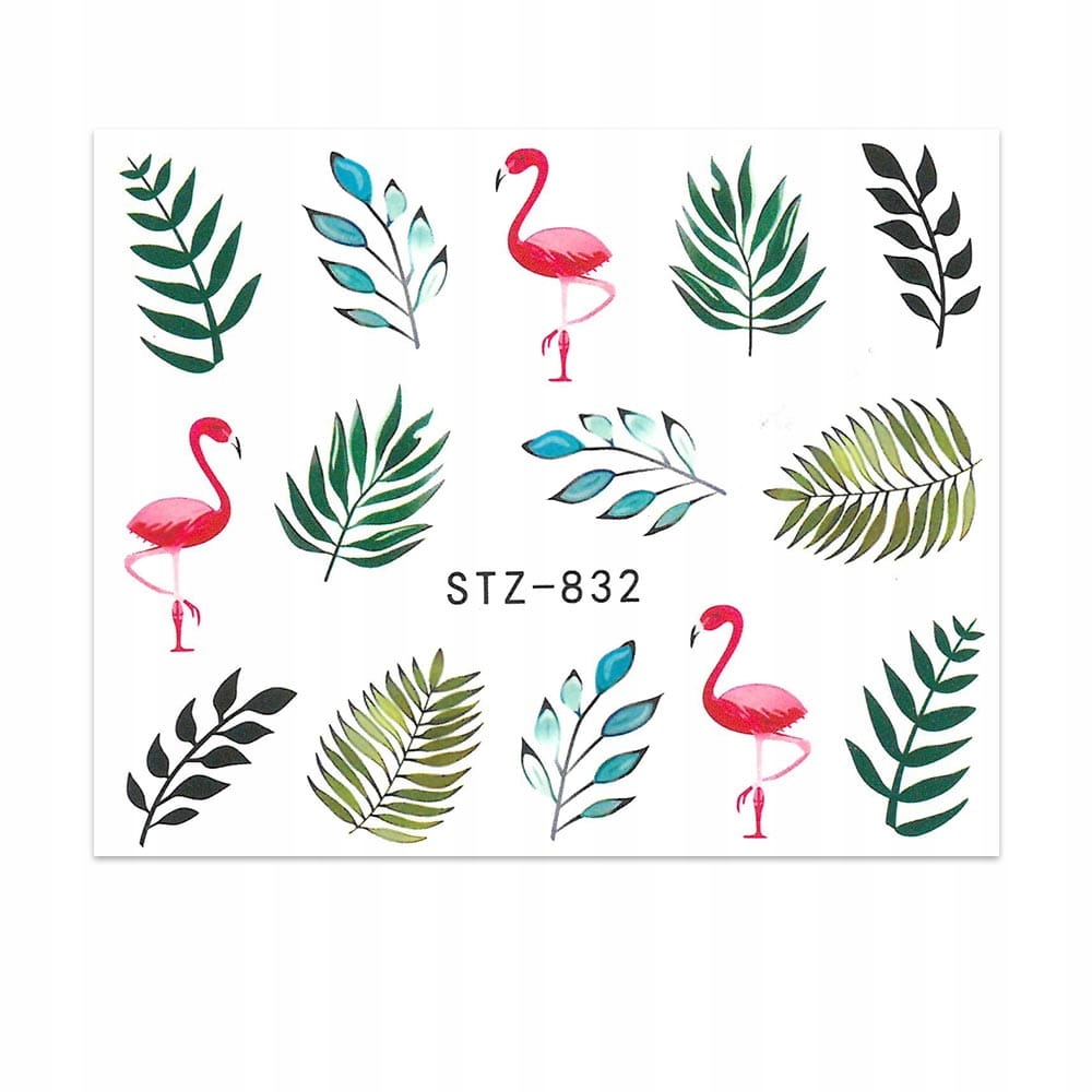 

Naklejki Wodne Do Paznokci Stz 832