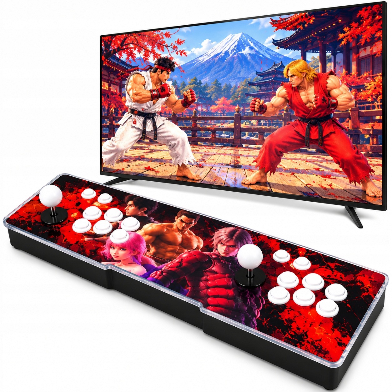 Konsola Arcade Do Tv Pandora 3D 30 000 Gier Retro Hdmi Wifi 2 Graczy
