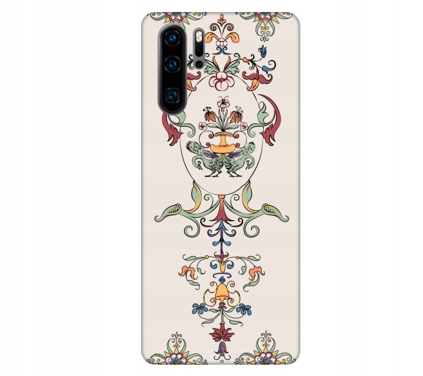 

Etui pokrowiec do Huawei P30 Pro Vintage wzór kwia