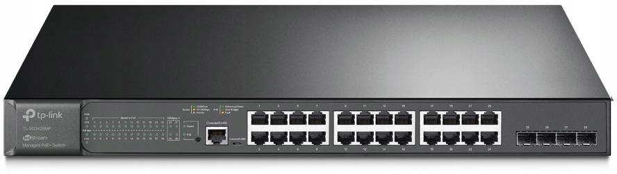 Prepínač Tp-link TL-SG3428MP