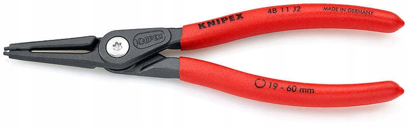 vnitřní kleště na Segerovy kroužky, 85-140 mm, Knipex [48 11 J4]