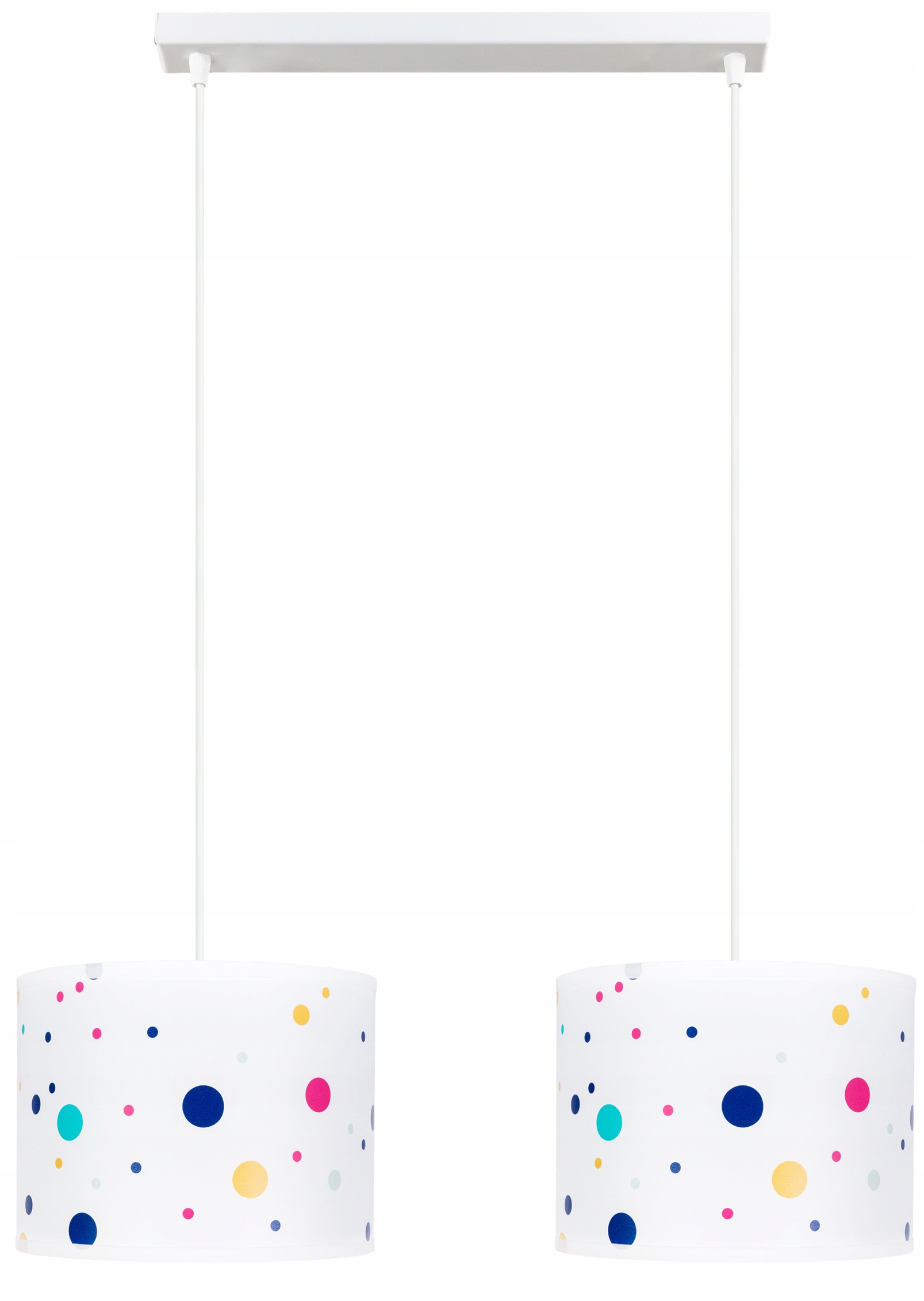 

Żyrandol lampa do pokoju dziewczynki kropki Led