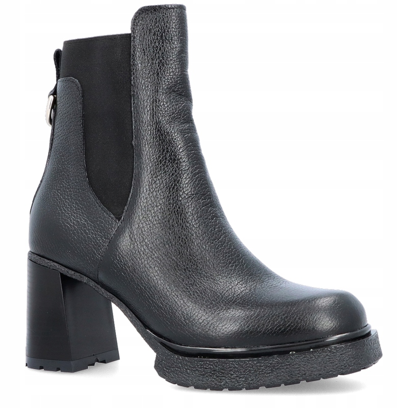 Kotníkové Boty boty na podpatku Lemar 60440 Černé 39