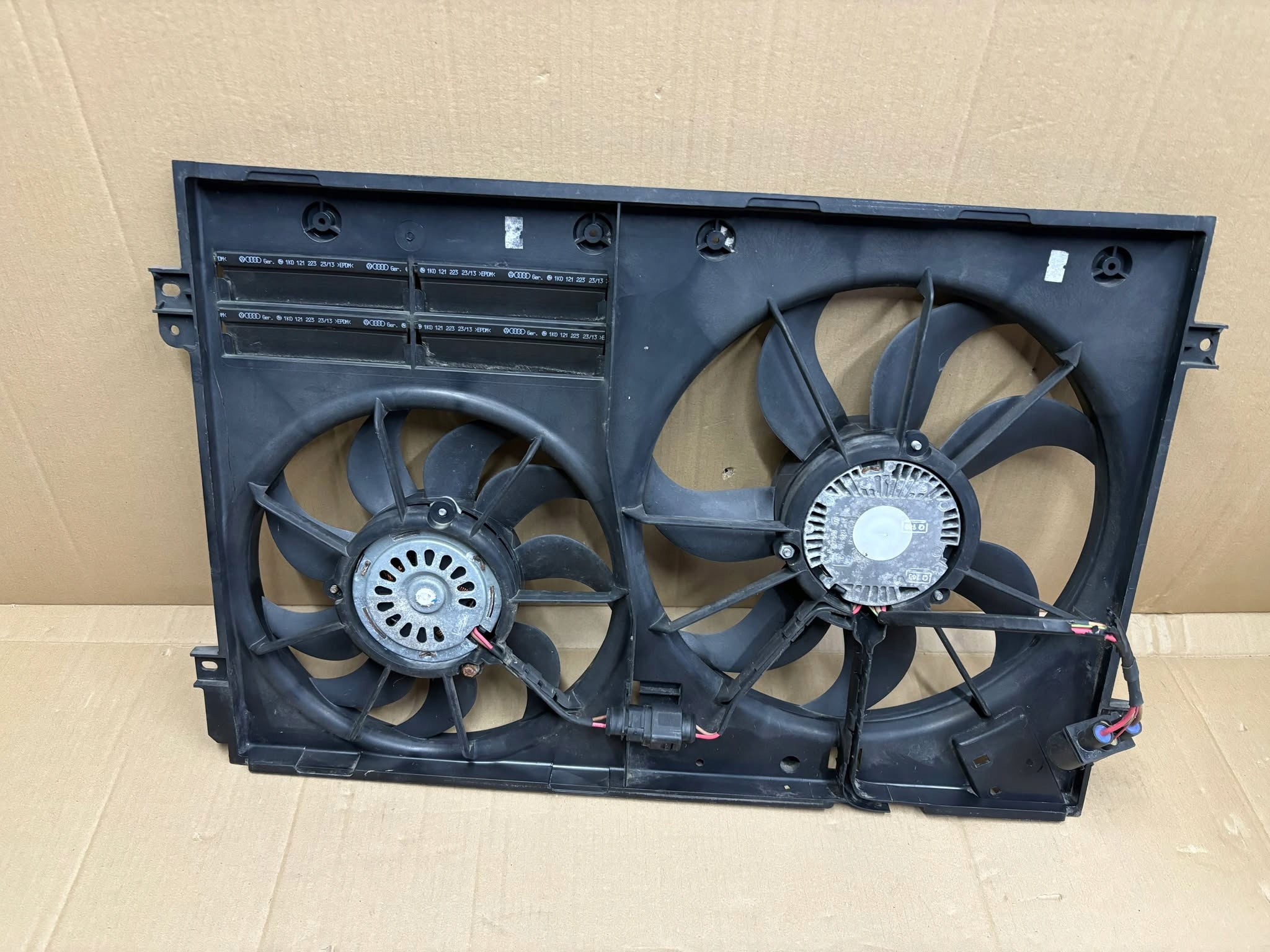ventilátor chladiče VW CADDY GOLF PASSAT POLO AUDI A1 A3 TT 1K0121223