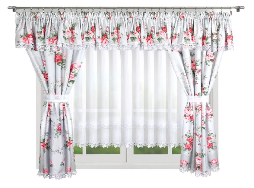 FIRANA GOTOWA WOAL 155X400 ZASŁONA KOLOROWA