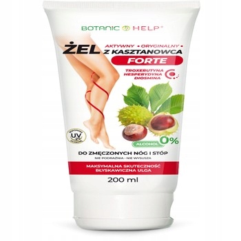 

BotanicHelp żel z kasztanowca forte 200ml Krążenie
